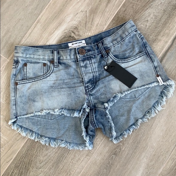 One Teaspoon Pants - NWT one x oneteaspoon rocky bonitas shorts
